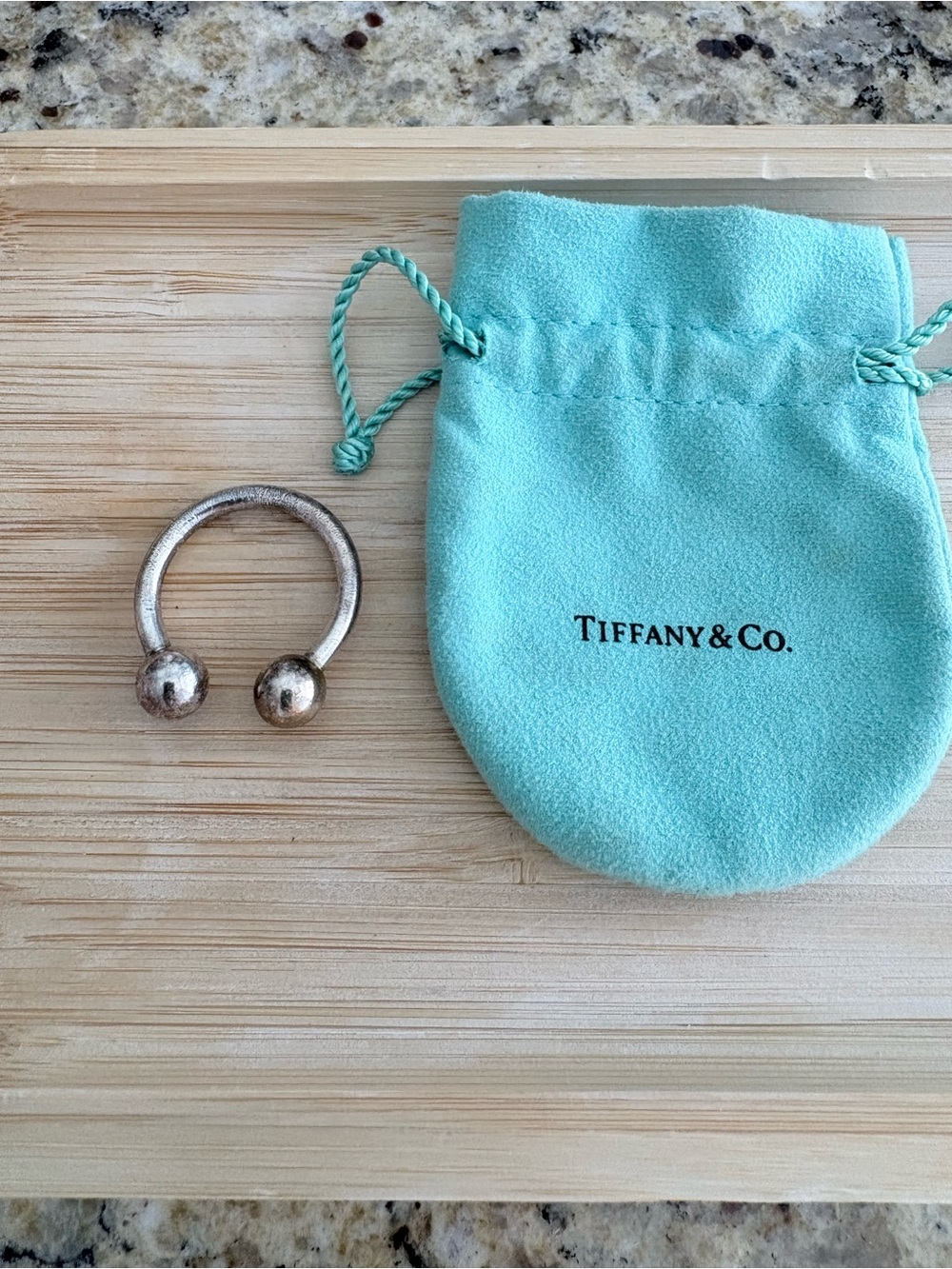 Tiffany & Co. Kids Sterling Silver Key Ring